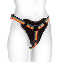 Strap U Rainbow Harness w/Silicone O-Rings (AG996)