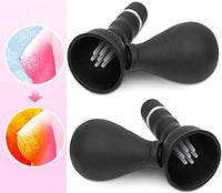 2Pcs Nipple Suckers Nipple Toy Waterproof Nipple Suckers, Female Nipple Sucker Pleasure Upgraded Female Flowers Adult Sex Toys Games for Women Couples Sexual Nipple Suckers for Men