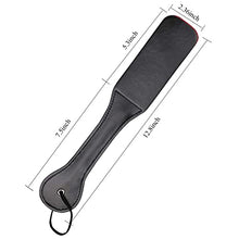 Load image into Gallery viewer, VENESUN OUCH Slapper Spanking Paddles for Adults, 12.8inch Faux Leather Paddle for BDSM Sex Play
