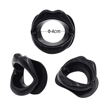 Load image into Gallery viewer, COVETHHQ PU Leather Silicone Mouth Ball BDSM Bondage Lips Ring Open Gag Ball Adult Erotic Sex Toy for Couples Toys Mouth (Color : More Quantity)
