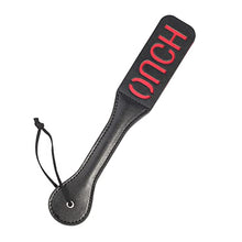 Load image into Gallery viewer, VENESUN OUCH Slapper Spanking Paddles for Adults, 12.8inch Faux Leather Paddle for BDSM Sex Play
