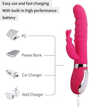 Load image into Gallery viewer, 2022 New Red Rose Sex for Women Toys Quiet 10 Speed Adult Toy Waterproof Automatic Electric Adult Toy Machine Pleasure USB Fast Charge Waterproof Sensory Machine Birthday Gifts 101014
