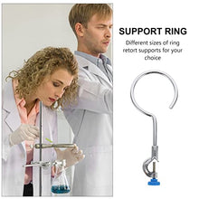 Load image into Gallery viewer, iplusmile Flask 1pc Useful Open Ring Clamps Retort Support Iron Labs Support Ring Kickstand
