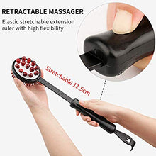 Load image into Gallery viewer, Double Sided Relief Hammer Friction Scratcher Massage Telescopic Stick for Man Female
