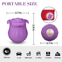 Load image into Gallery viewer, Generic Rose Toy for Women - Upgraded Rose Vibrator Clitoral Nipple Stimulator, G spot Dildo Rose Sucker Sex Toy for Women Pleasure, Vibrating Personal Massager for Adult Sex Toys Game
