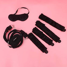 Load image into Gallery viewer, SOIMISS Adult Handcuff Bed Cuffs Leg Cuffs Bed Bondage Restraints Wrist and Ankle Restraints Soft Blindfolds for Women Lover Toy
