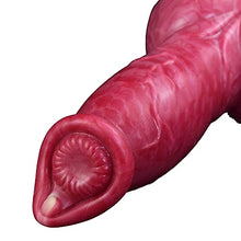 Load image into Gallery viewer, Silicone Made 9 Inch Artificial Wolf Dildo Animal Type with Big Knot Knotty
