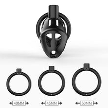 Load image into Gallery viewer, LOCKINK Male Chastity Cage Lightweight Cock Cage Device Sex Toys for Man with 3 Sizes Rings and Invisible Lock (Transparent)
