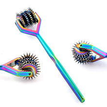 Load image into Gallery viewer, LAJA Imports Wartenberg Wheel - Strong Sensation Pinwheel (4 Head) Rainbow Color
