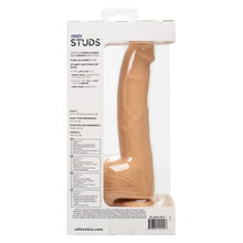 Load image into Gallery viewer, CalExotics Silicone Studs 8 Inch  Realistic Dildo with Suction Cup Base Harness Probe  Ivory
