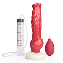 Load image into Gallery viewer, Squirting Dildo Adult Sex Toy for Women, 9.44&quot; Realistic Monster Dildo with Suction Cup, Flexible Soft Silicone Dildo Sex Toy
