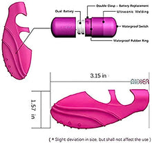 Load image into Gallery viewer, Qieaut Silicone Finger Vibrator, Clitoral and G spot Bullet Vibrator, Ladies Foreplay Finger cots, G spot Mini Finger cots, Happy Finger Massage Gloves, Sex Toys
