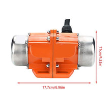 Load image into Gallery viewer, Vibrating Motor, Low Noise Light Quality Electric Vibrating Motor Waterproof for Mining for Metallurgy for Mechanical Equipment for Electricity(Single Phase 100W)
