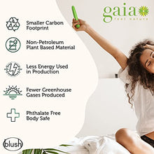 Load image into Gallery viewer, Blush Gaia Eco Bullet - 7&quot; Worlds First Sustainable Plant Based Vibrator and Anal - 1&quot; Thick Shaft Travel Safe - Premium Eco Friendly Non Petroleum Based - Vibrating Pleasure Adult Toy Couples - Green
