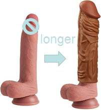 Load image into Gallery viewer, 2 Pcs Reusable Penis Sleeve Extender Sex Toy Cock Enlarger - Ultra Soft Penis Sheath Extender
