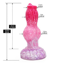 Load image into Gallery viewer, Knot Dildo Women Sex Toys Thick G Spot Anal Dildo Silicone Suction Cup Dildo Adult Sex Toys &amp; Games for Women Couples Pink
