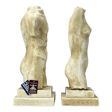 Load image into Gallery viewer, Set Nude Female &amp; Male Body Torso Greek Statue Sculpture Erotic Art Cast Stone
