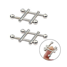 Load image into Gallery viewer, 1 Pair Stainless Steel Nipple Rings Non Piercing, Nipple Jewelry for Women Men, Adjustable Nipple Clamps Non Piercing, Nipple Toys for Daily Wearing or Flirting
