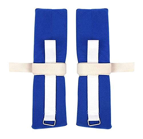 Medical Limbs Restraint Strap Patients Hands Feet Fixed Strap Belt 4pcs(Blue)