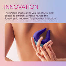 Load image into Gallery viewer, Femme Funn Volea fluttering tips vibrator feel butterflies from head to curling toes. Made from premium silicone Voleas targeted tip flutters to stimulate your erogenous zones with 10 vibration modes
