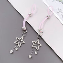 Load image into Gallery viewer, alievoke Rhinestone Pendant Nipple Clamps, Adjustable Breast Nipple Clamps for Sex Pleasure, Nipple Shield Nipple Clamps Jewelry Rhinestone Pendant (A)
