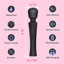 Load image into Gallery viewer, FILLBOSS Vibrator, Vibrating Massager for Adults - Personal Quiet Sex Toy, Wand Vibrators for Women Sexual Pleasure.
