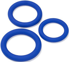 Load image into Gallery viewer, Cloud 9 Pro Sensual Silicone C-Ring 3 Size Pack (Blue)
