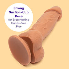 Load image into Gallery viewer, Lovehoney Lifelike Lover Luxe Realistic Dildo - 5 Inch Suction Cup Dildo - Flexible Anal Dildo - Waterproof - Flesh Tan
