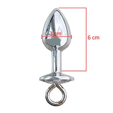 Load image into Gallery viewer, Transparent Simulate Diamond Safety Dildo Stainless Steel G- Spot Dong Vaginal G- spot Anal Toy Portable Handheld Tool for Women Decor for Banquet Celebration
