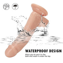 Load image into Gallery viewer, Lifelike Lover Luxe Realistic Dildo - 9.6 Inch Huge Silicone Dildo with Strong Suction Cup - Crystal Jelly Dildo - XL Flesh Color
