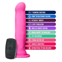 Load image into Gallery viewer, Impressions Havana Realistic Thumping Dildo - Wireless Remote Control Powerful 10 Function - Suction Cup for Hands Free Play and Harness Compatible - Waterproof Magnetic Charging - Sex Toy for Him Her
