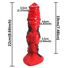 Load image into Gallery viewer, Silicone Made Multi Color Dog Dildo Adult Toy for Women Soft Wolf Animal Style
