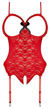 Load image into Gallery viewer, Luv Lace Cupless/Crotchless Teddy Red S/m
