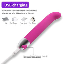 Load image into Gallery viewer, Fast Receive Quiet 10 Speeds Personal Bullet Rod Silicone Toys Powerful Mini Stick for Women Pleasure, Waterproof Bullet Tool Electric Play Handheld Pocket Travel Bullet Tool (Purple2)
