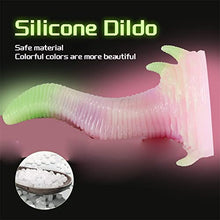 Load image into Gallery viewer, Luminous Animal Dildo, 8.27 Inch Realistic Elepant Dildo Anal Plug Dildo Adult Sex Toy for Women Glowing Dildo with Suction Cup
