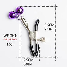 Load image into Gallery viewer, New Non-Pierced Jewelry Nipple Clips Clamps for Women/Men Adjustable Pressure Breast Clamps Stainless Steel Non Piercing Nipple Rings Decorative Clip for Pleasure Toys Nipple (Style 4)
