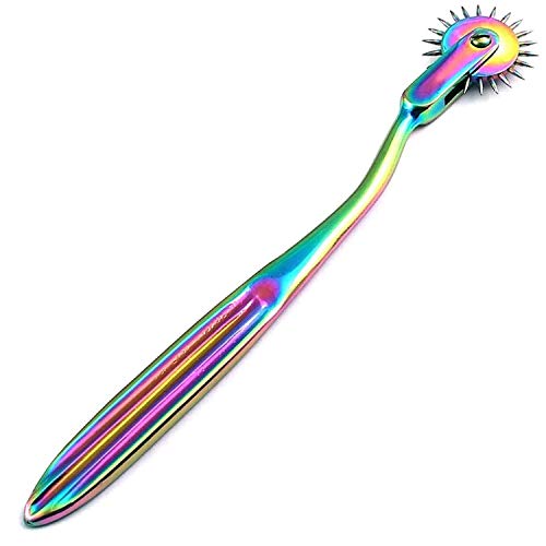 LAJA Imports Wartenberg Wheel - Strong Sensation Pinwheel (1 Head) Multi Color Rainbow