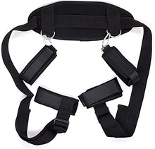 Load image into Gallery viewer, Bed Bondaged Restraints Sex Kit for Couples Under Bed King Size Adjustable Sexy Straps and Restraints Tied Down Arms and Legs On Bed Bedroom Sex Restraining Women Submissive Kit Women&#39;s Hoodies E1
