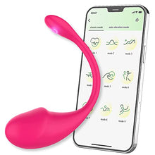 Load image into Gallery viewer, New Upgrade APP Remote Control Bullet Vibrator for Women, Wearable Panty G-Spot Vibertator, 9 Powerful Vibration Modes (Rose Red)
