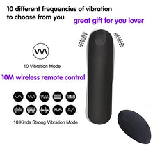 Load image into Gallery viewer, Remote Control Vibrator for Your Lover Gift to Spice Up Your Sex Life, 10 Modes Mini Bullet Vibrator for Her, USB Charge G Spot Small Vibrator Bullet Nipple Clitorals Sex Stimulator for Women
