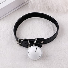 Load image into Gallery viewer, Collar Band Sexy Metal Bell Faux Leather Comfortable Neck Belt for Bedroom Collar Band,Gifts For Her
