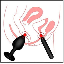 Load image into Gallery viewer, 4Pcs Set Luxury Metal Butt Toys Heart Shaped Anal Trainer Jewel Butt Plug Kit S&amp;M Adult Gay Anal Plugs Woman Men Sex Gifts Things for Beginners Couples Large/Medium/Small,Black
