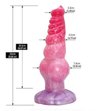 Load image into Gallery viewer, Fantasy Knot Dildo Realistic Dog Dildo Silicone Anal Plug Adult Sex Toy for Women (Pink)
