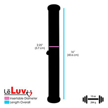 Load image into Gallery viewer, LeLuv Maxi Red Handle and Gauge Buddy Penis Pump 20 inch x 2.25 inch Double-Ended Cylinder Bundle with 2 Basic Seals
