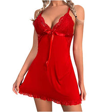 Load image into Gallery viewer, lingerie for women for sex play plus size lingerie sleepwear nightgown clubwear sex toys for couples sex sex things for couples kinky sex stuff for couples kinky adult sex toys h079 (Red, XXL)
