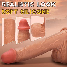 Load image into Gallery viewer, Thrusting Dildo Vibrator for Women: Realistic Heating Vibrating Dildo Thruster Throat Trainer, Silicone Suction Cup Dildo for Men, Anal Prostate Dildo with 7 Thrusts 7 Vibration Modes, Adult Sex Toys
