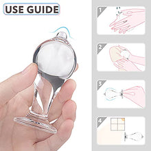 Load image into Gallery viewer, Fantasy Lover 3 Pcs 3 Size Crystal Anal Butt Plugs Mushroom Shaped Training Set Sex Toys Unisex Sex Gifts Things for Beginners Couples Large/Medium/Small
