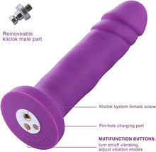 Load image into Gallery viewer, Hismith 6.7Vibrating Dildo with 3 Speeds + 4 Modes with KlicLok System - Silicone Anal Dildo for Advanced Users - 5.9&quot; Insert-able Length, Max Girth 4.7&quot;, Max Diameter 1.38&quot; - Beginner Series
