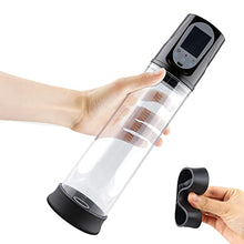 Load image into Gallery viewer, Rechargeable Stronger Bigger Enlargement Extend Pump-Automatic Vacuum Penis Pump 2 in 1 with 4 Suction Intensities, LCD Sucking Male Masturbator Penis Extender Growth Pump, Delivery time 3-5 Days
