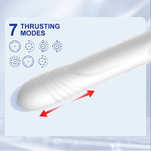 Load image into Gallery viewer, Hammer G Spot Clit Sucking Vibrator Adult Sex Toys for Woman,Pulsating Anal Dildo Vibrators Waterproof Nipple Vagina Prostate Massagers Rechargable Thrusting Clit Stimulation for Couples (black white)
